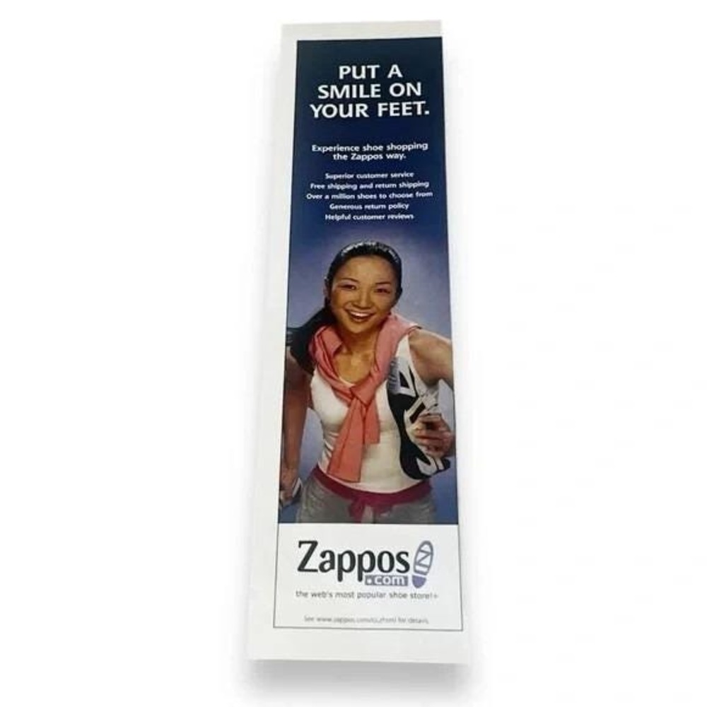 2006 Zappos Put a Smile on Your Feet Original Vintage Print Ad